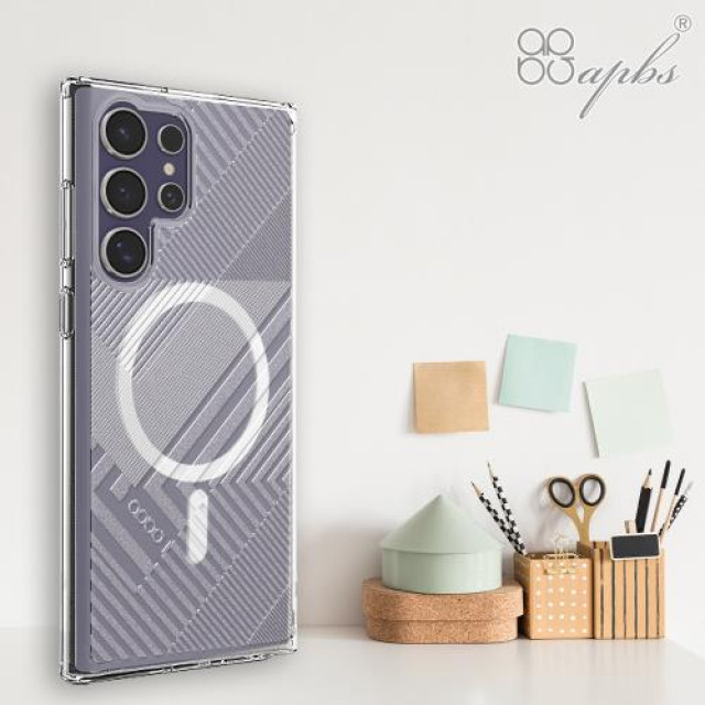 Samsung  S系列 浮雕感輕薄防摔磁吸手機殼｜立體紋理・強力磁吸・全方位防護