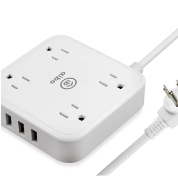 aibo 淨·極簡 1開4插3孔 USB延長線 (1.8M) - 加寬間距/全新安規