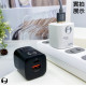 USB/Type-C 雙孔輸出 氮化鎵GaN快速充電頭＋快充傳輸線組合
