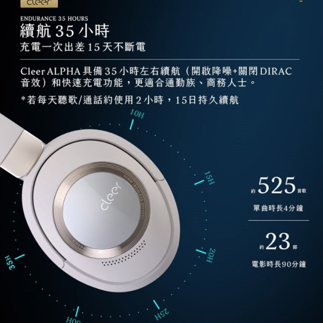 Cleer ALPHA 智能降噪耳罩無線耳機