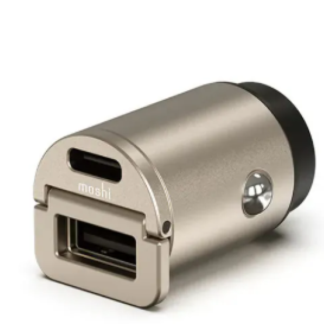 moshi Mini Duo 45W 雙孔車用電源供應器 (USB-C/USB-A)